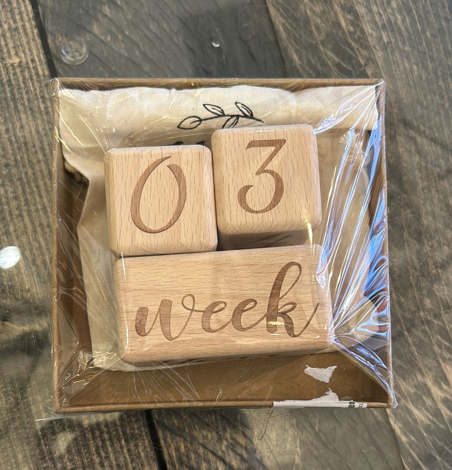 Milestone baby blokken