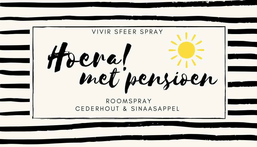 Vivir Sfeer - Roomspray - Pensioen