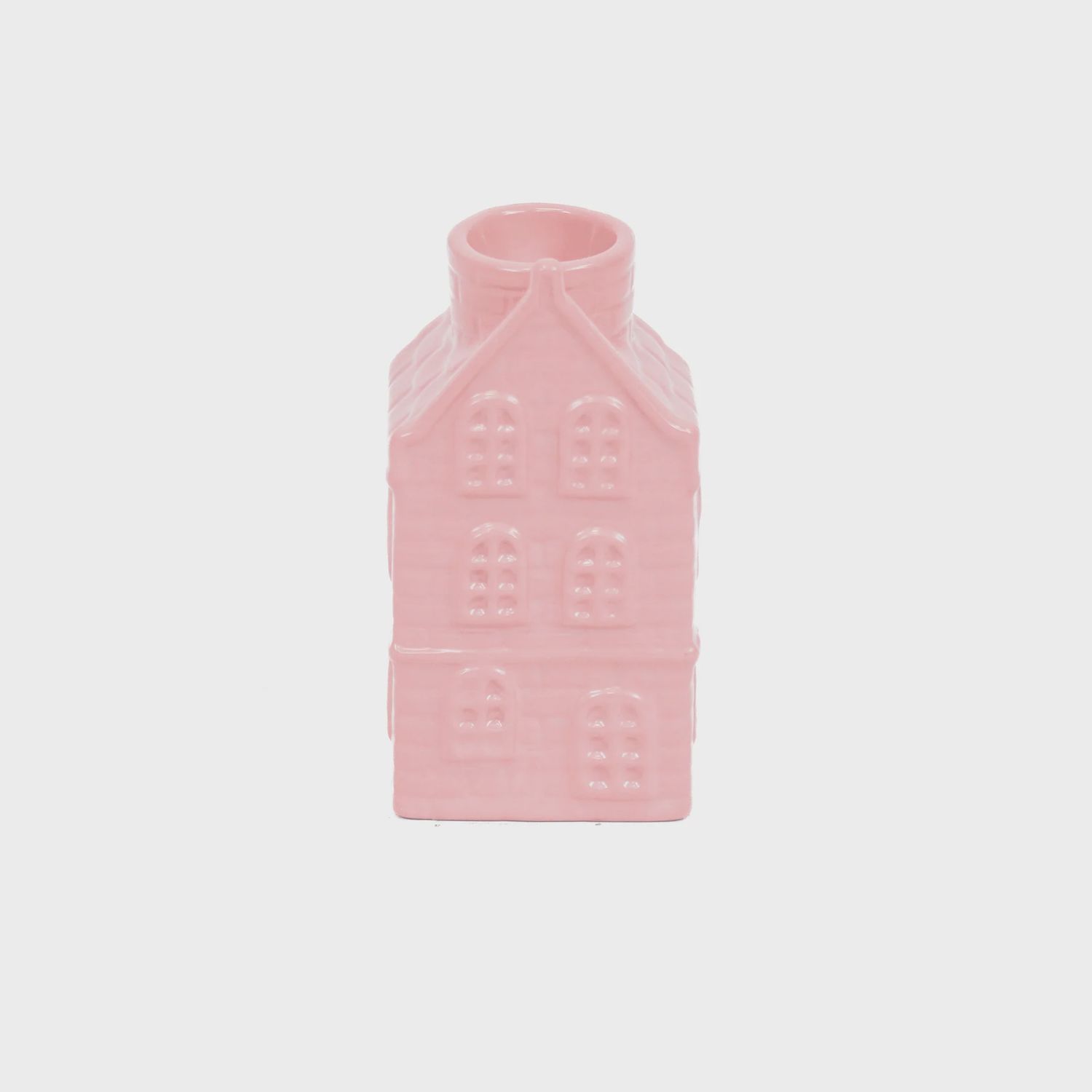 HV - Kandelaar huisje - Licht roze