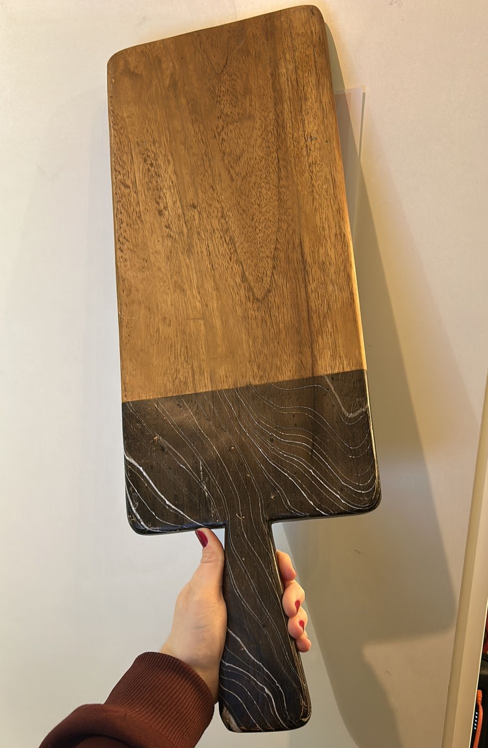 Serveerplank met marmer look