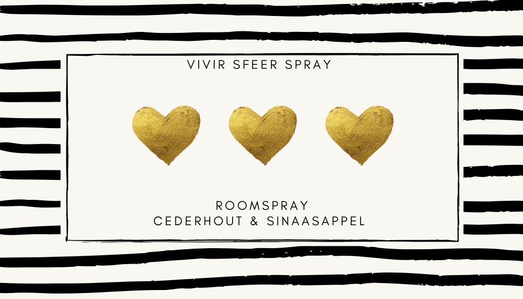 Vivir Sfeer - Roomspray - 3x hart