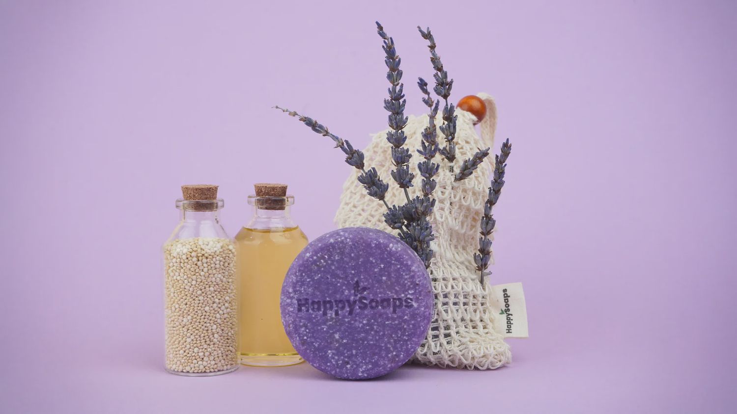 Happy Soaps - Purple Rain Shampoo Bar