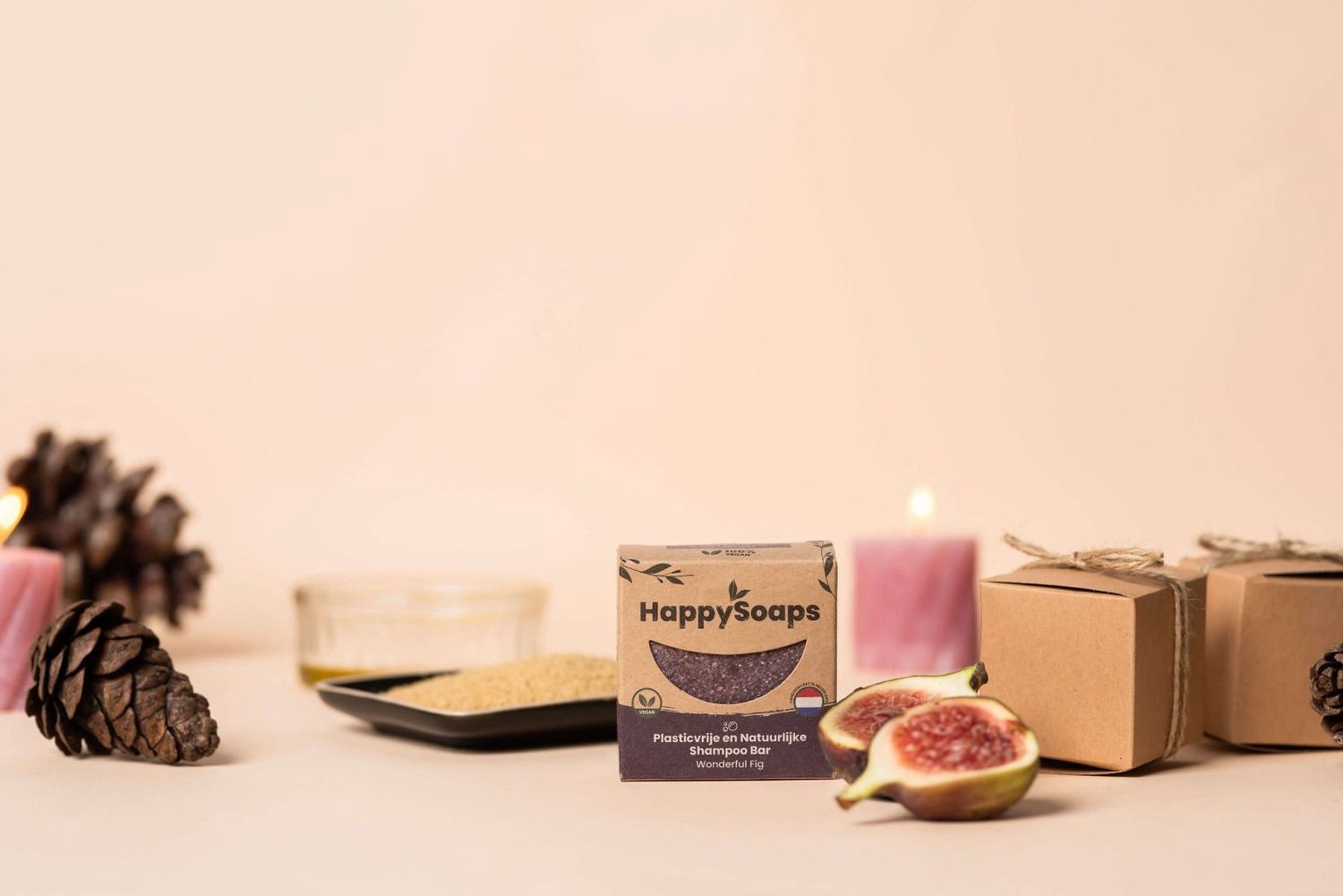 Happy Soaps - Wonderful Fig - Shampoo Bar – 70 g