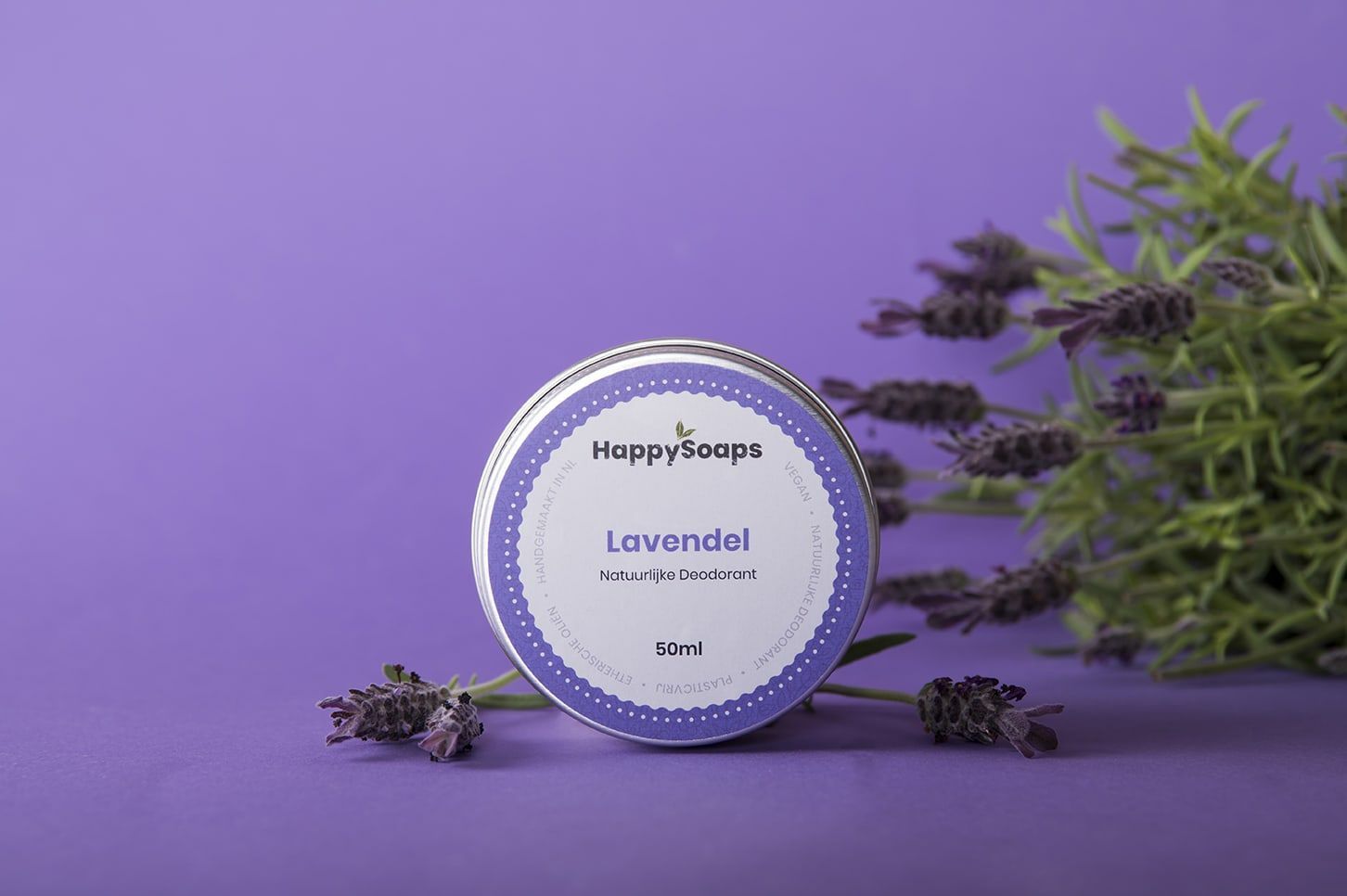 Happy Soaps - Natuurlijke Deodorant - Lavendel