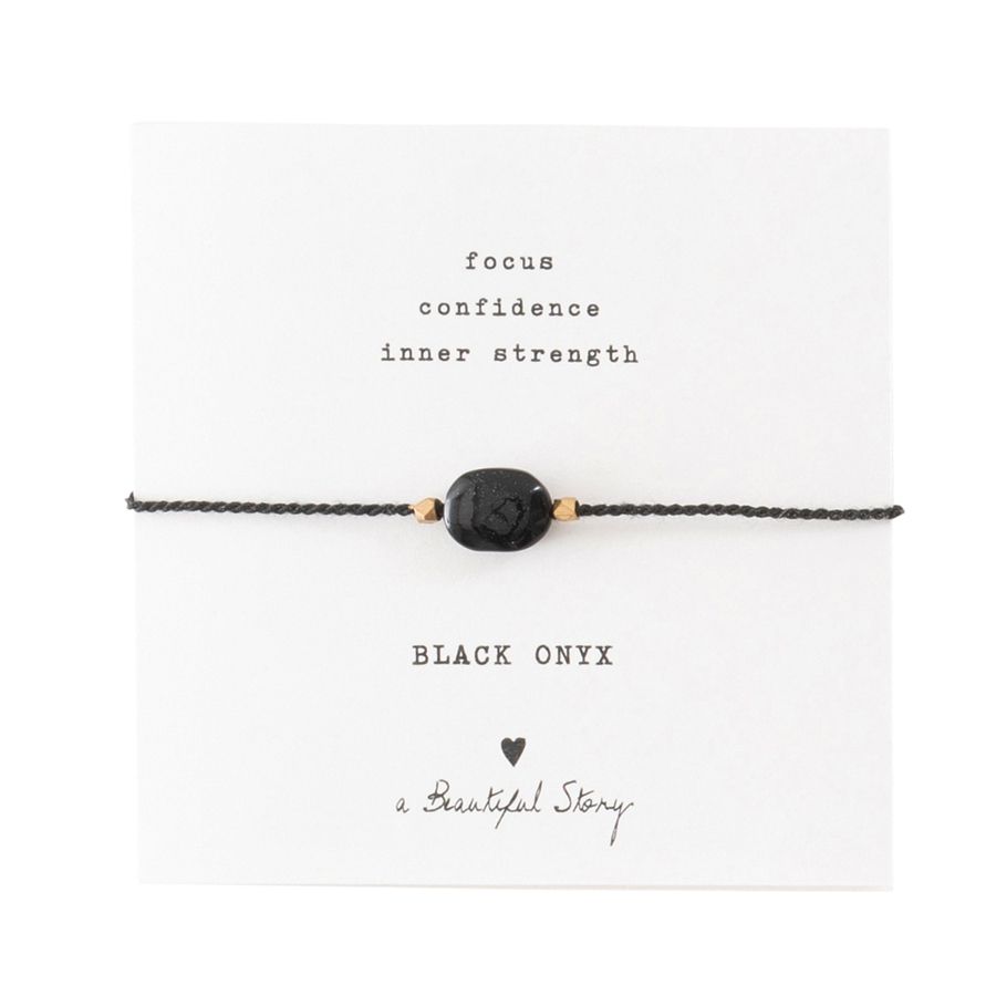 Gemstone Card - Black Onyx