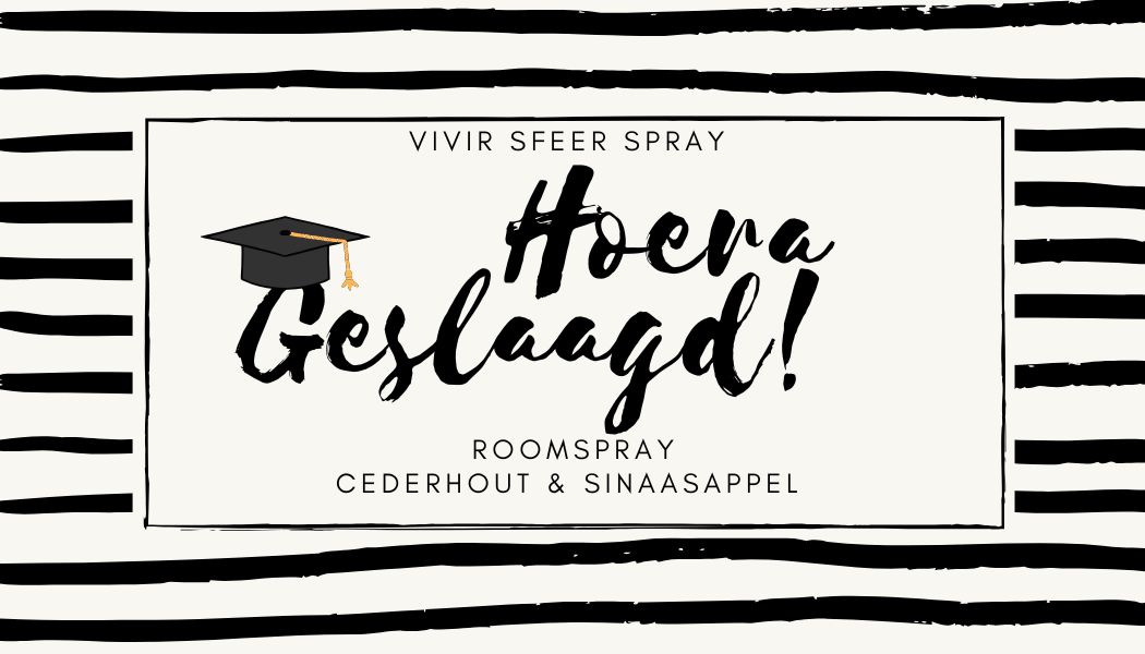 Vivir Sfeer - Roomspray - Geslaagd