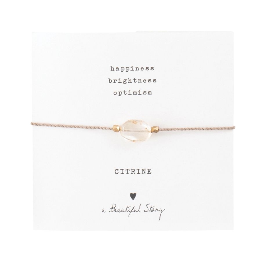 Gemstone Card - Citrine