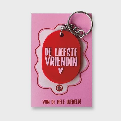 Sleutelhanger - De liefste vriendin