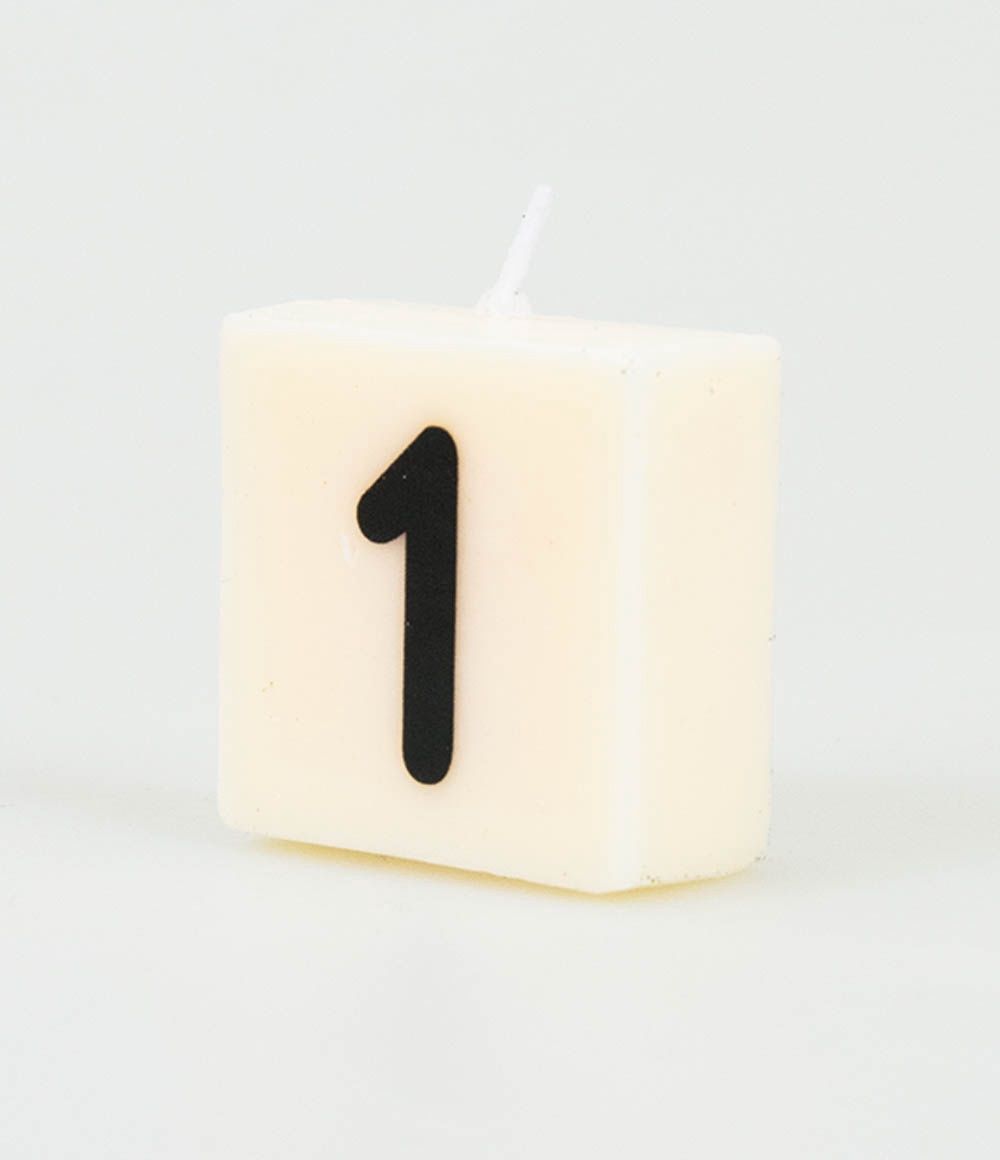 Letter kaarsje - 1
