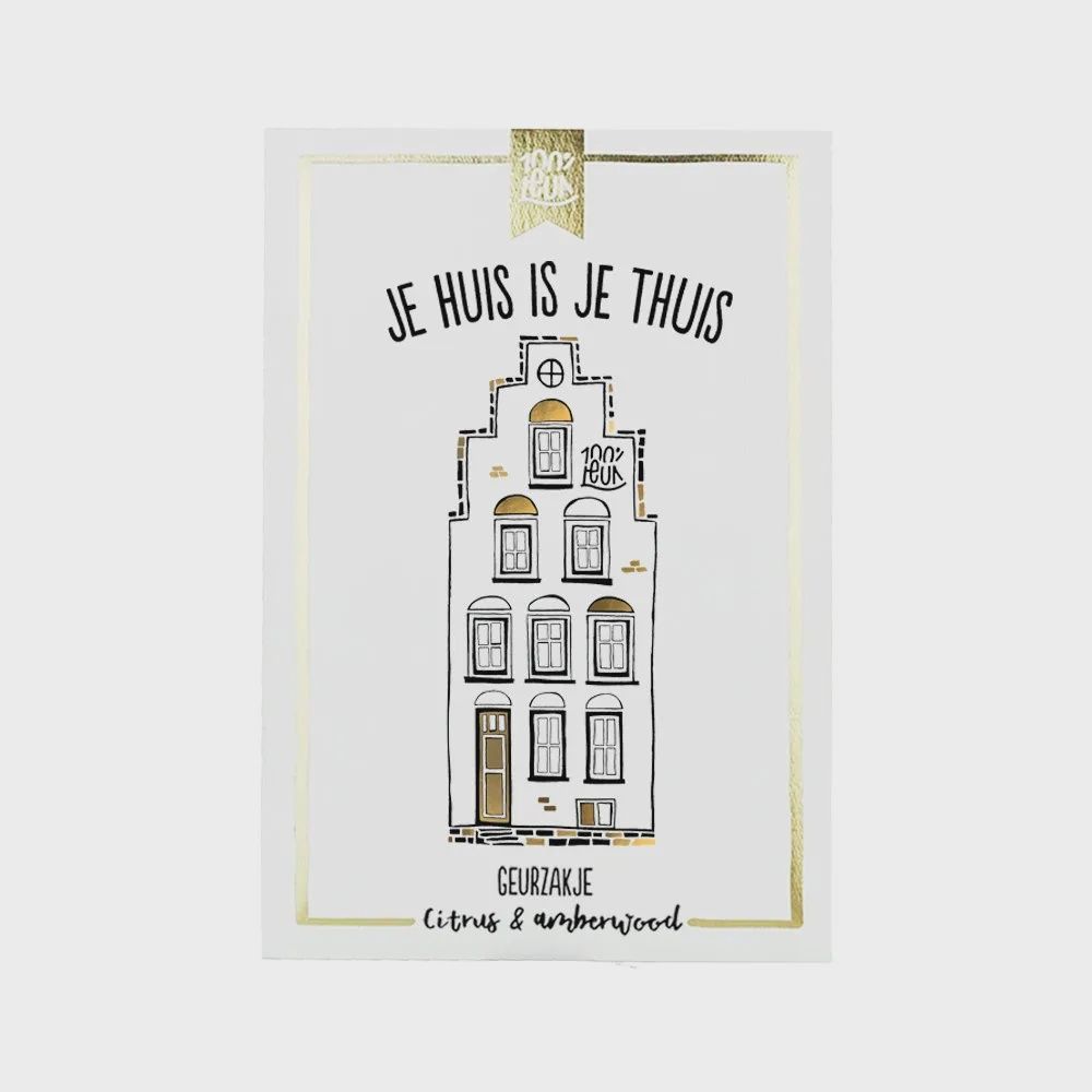 100% Leuk - Geurzakje – Je huis is je thuis