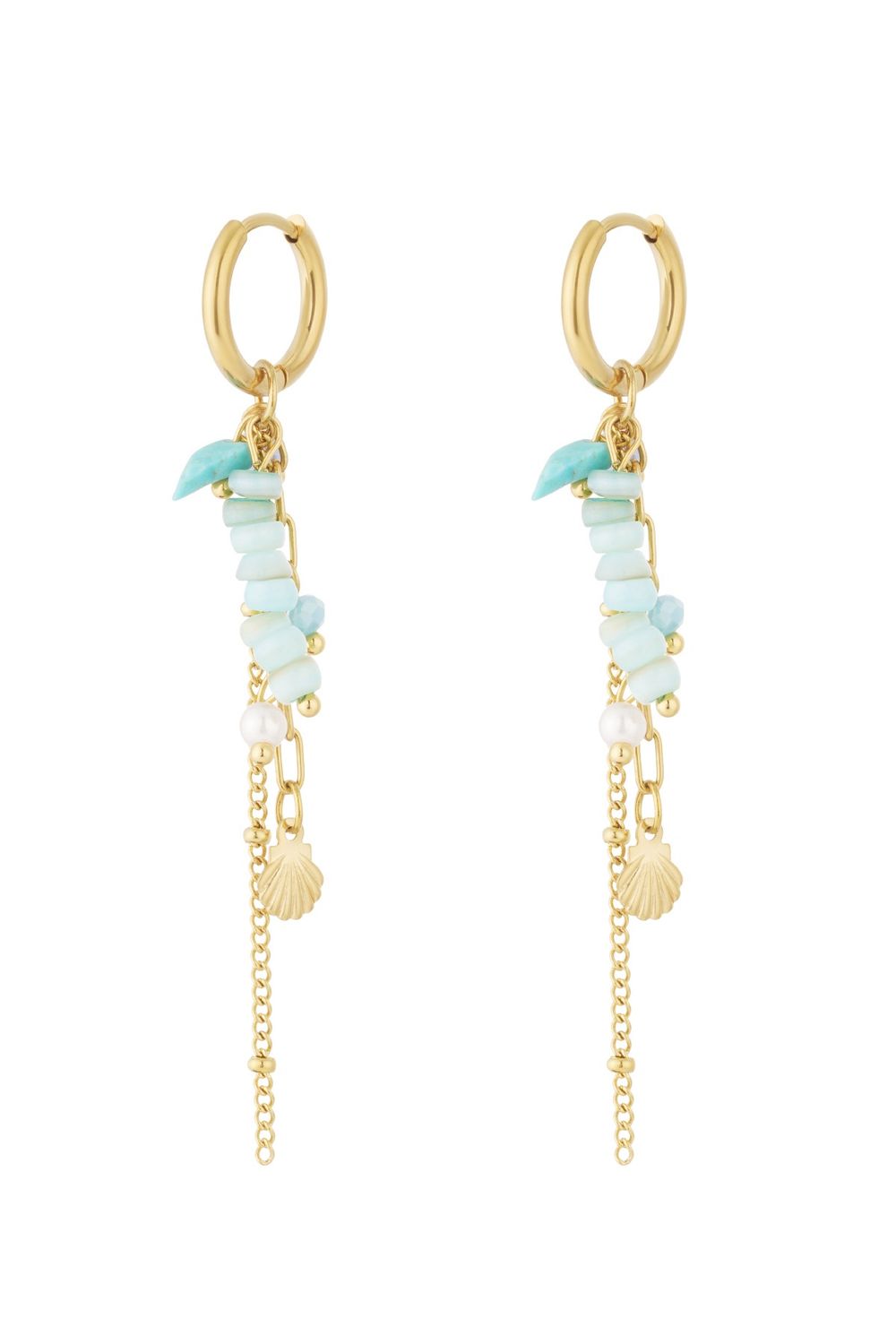 Oorbellen - Oceanic Glow - Blauw