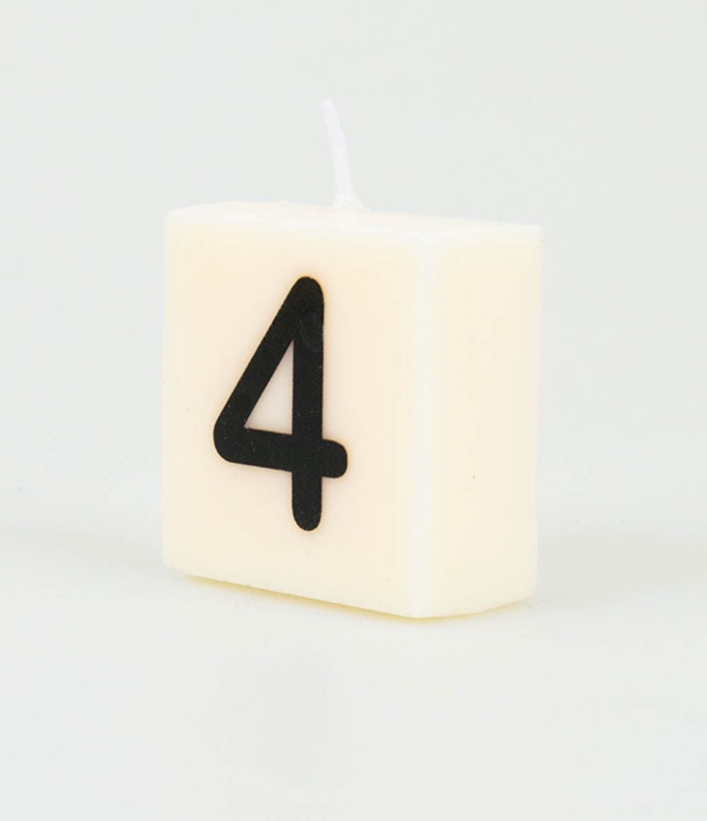 Letter kaarsje – 4