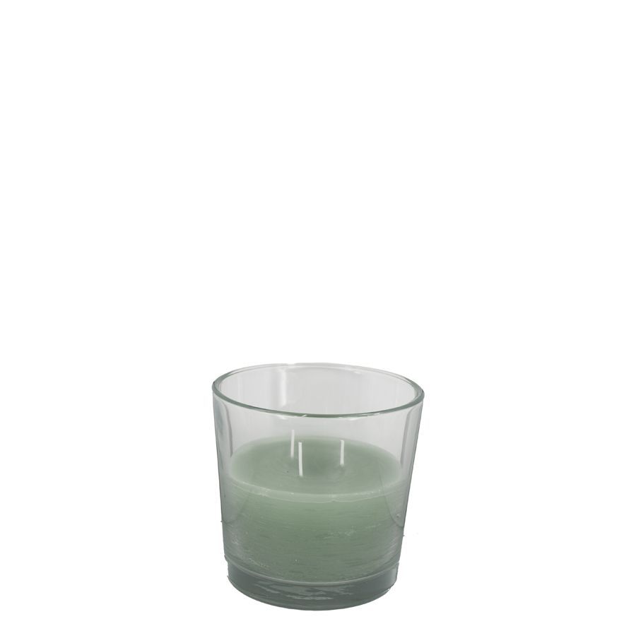 Kaars in glas - Groot - Jade