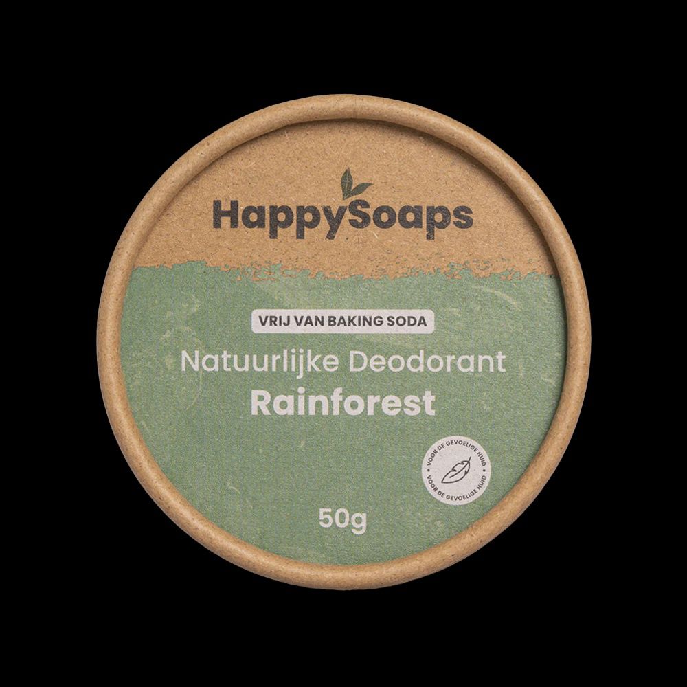 Happy Soaps - Natuurlijke Deodorant – Gevoelige Huid - Rainforest