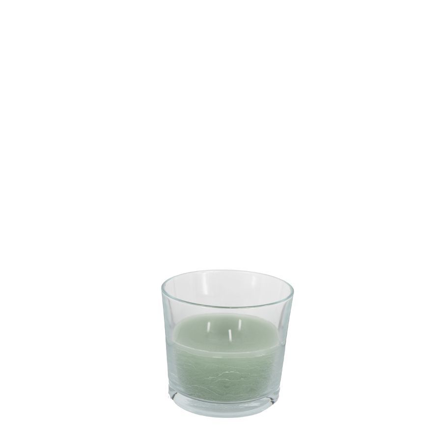 Kaars in glas - Jade green - Klein