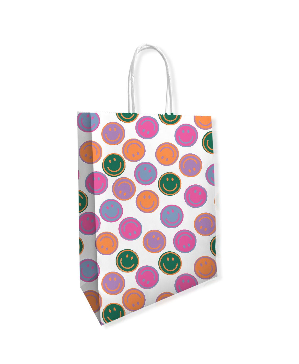 Cadeautasje - Smileys - 22+10x31cm