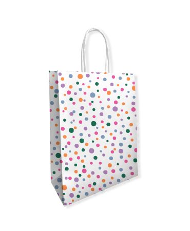 Cadeautasje - Confetti - 22+10x31cm
