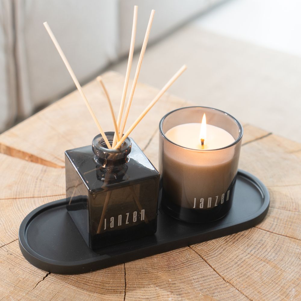 JANZEN - Luxury tray - Black - Large