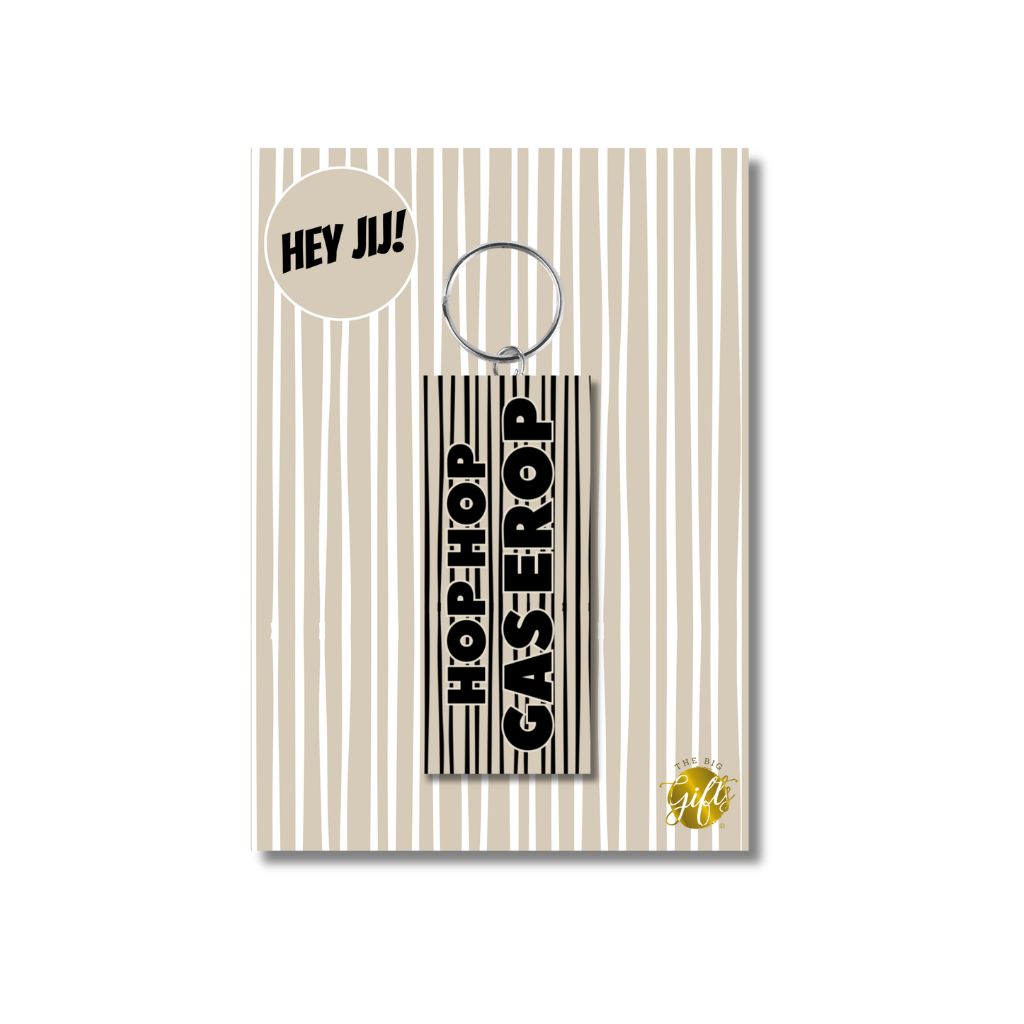 Sleutelhanger – Hop hop gas erop