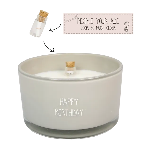My Flame - Flessenpost - Happy birthday