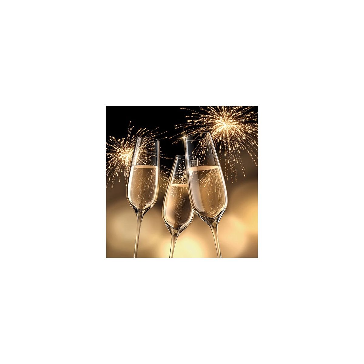 Ambiante - Servetten - Celebration gold