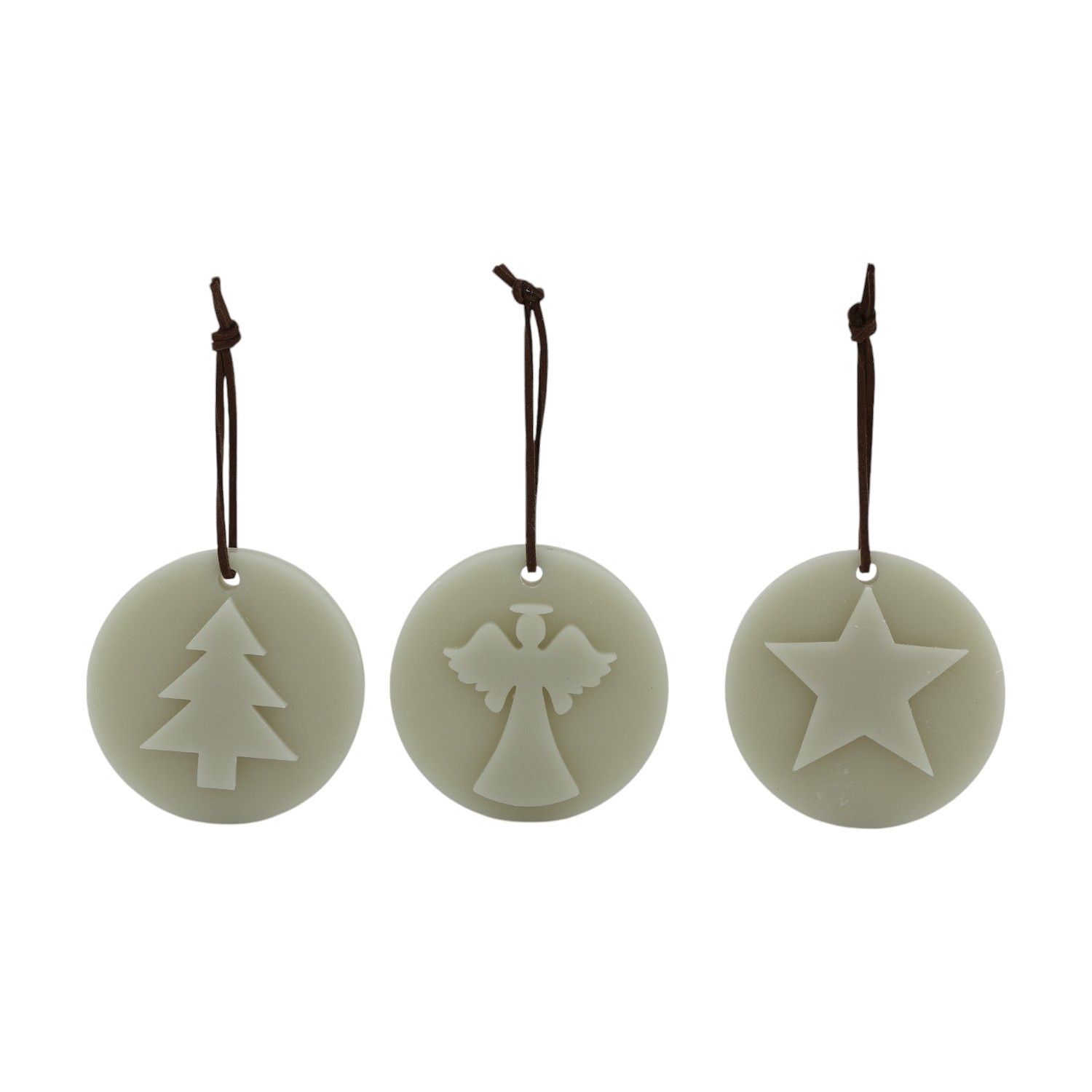 Kerst ornament - Scented Wax  - Greige