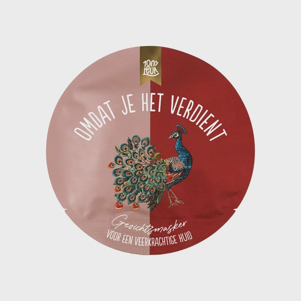 100% Leuk - Gezichtsmasker – Omdat je het verdient