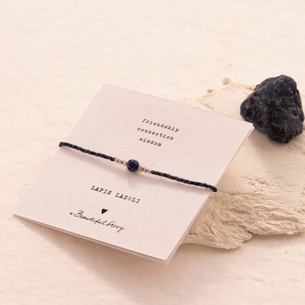 Gemstone Card - Iris - Lapis lazuli