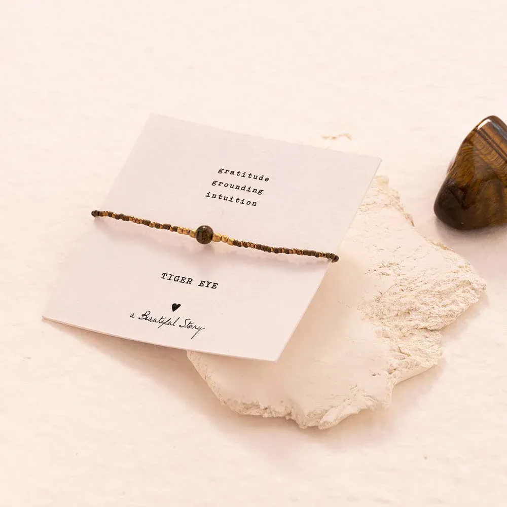 Gemstone Card - Iris - Tijgeroog