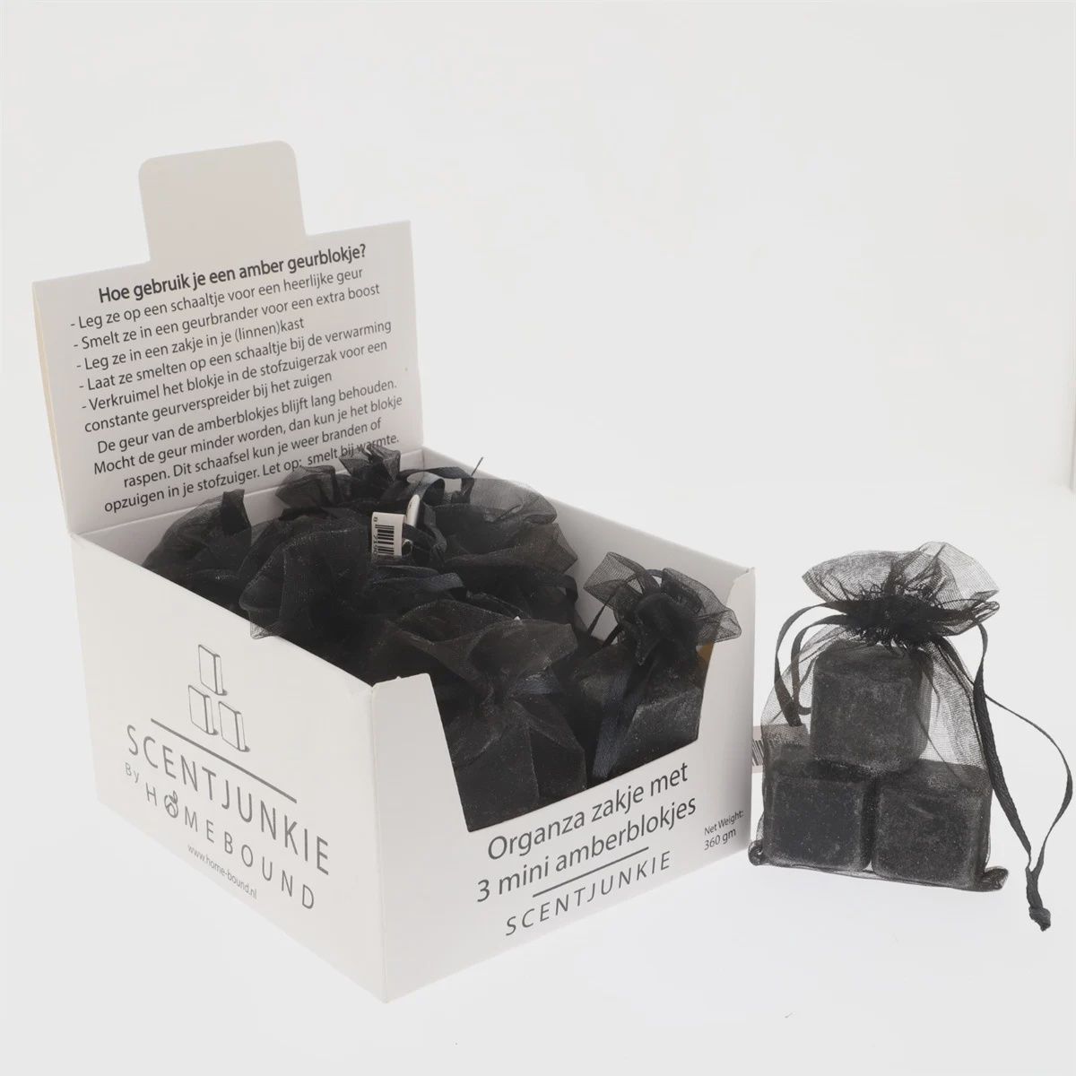 Organza zakje - Black musk