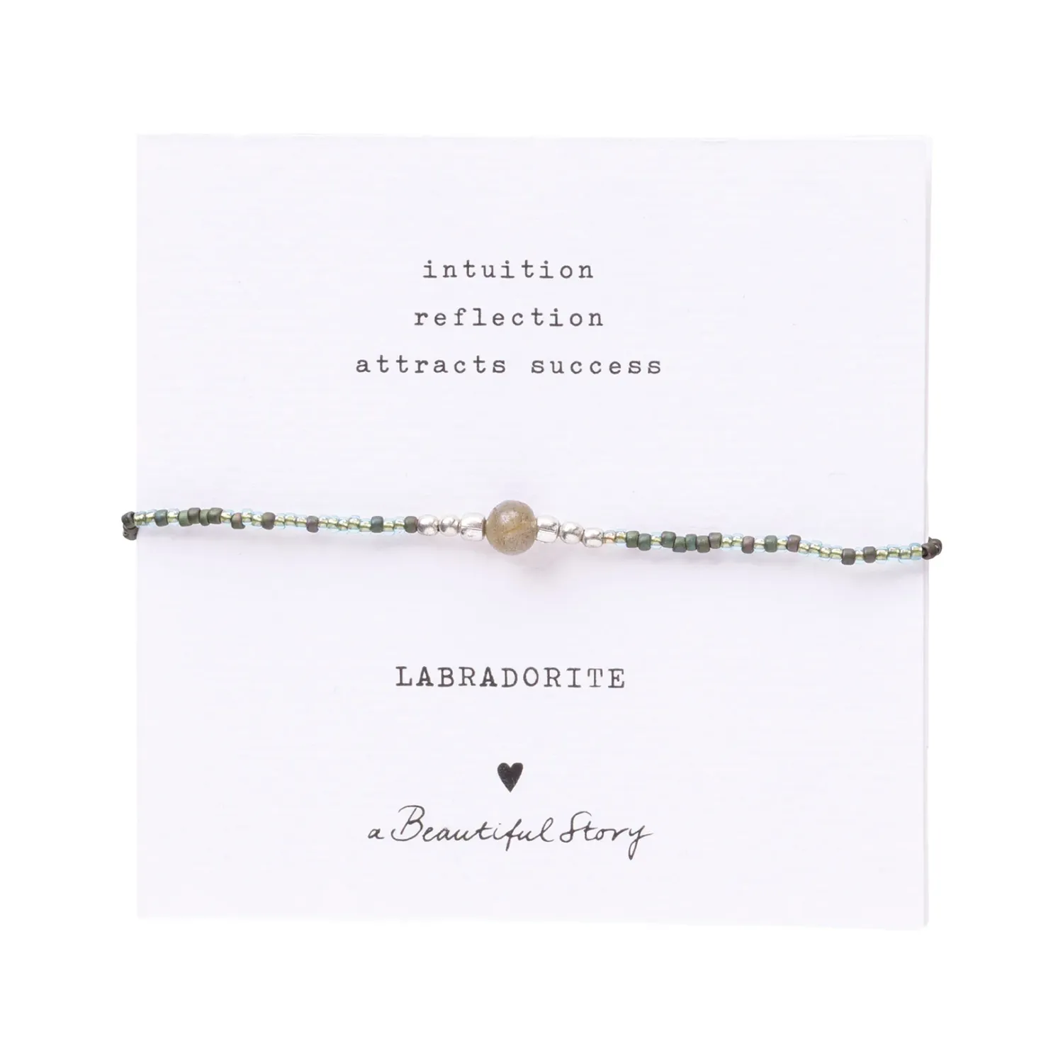 Gemstone Card - Iris - Labradoriet