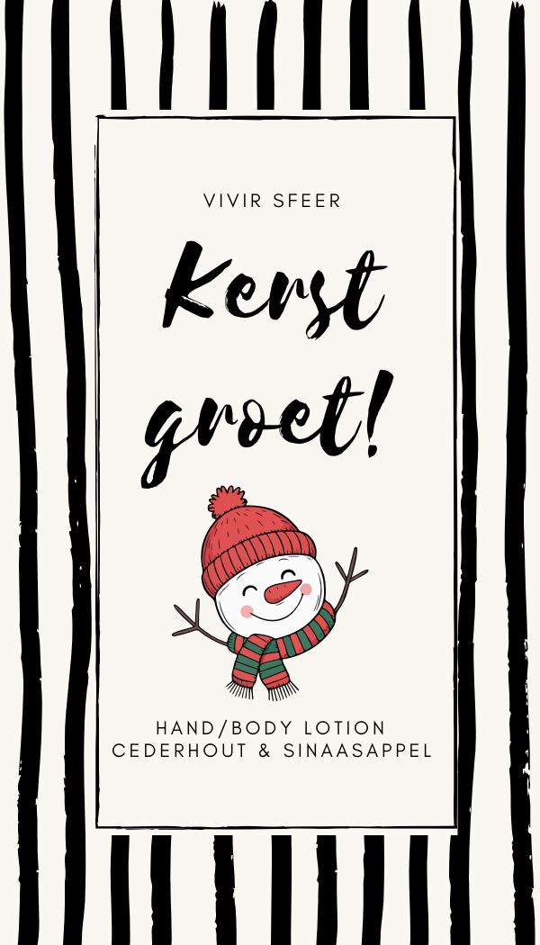 Vivir Sfeer - Lotion - Kerst groet