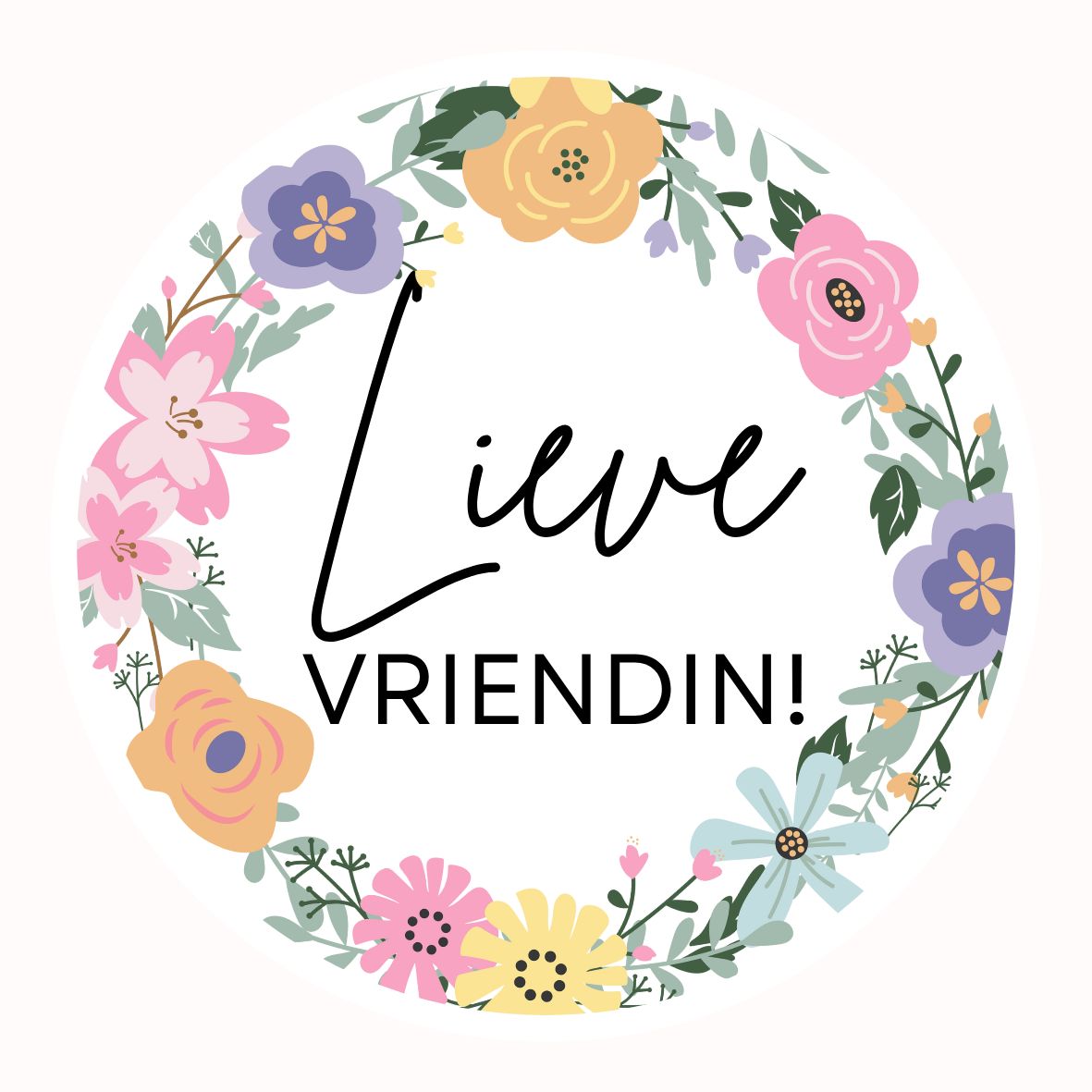 Vivir Sfeer - Een berichtje in een SFEERlichtje - Lieve vriendin
