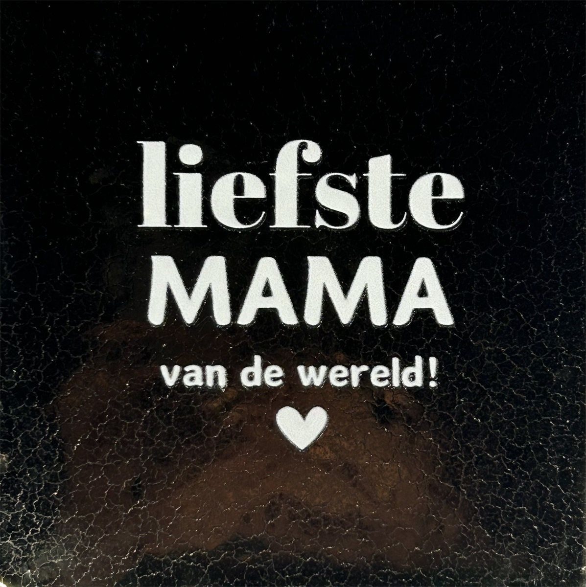 Tegeltje - Liefste mama - Goud/crème