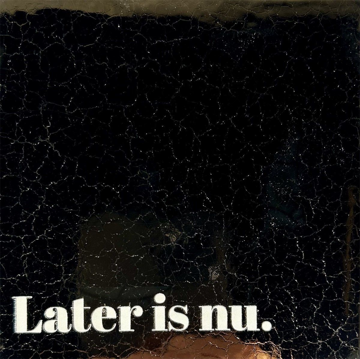 Tegeltje - Later is nu - Goud/crème