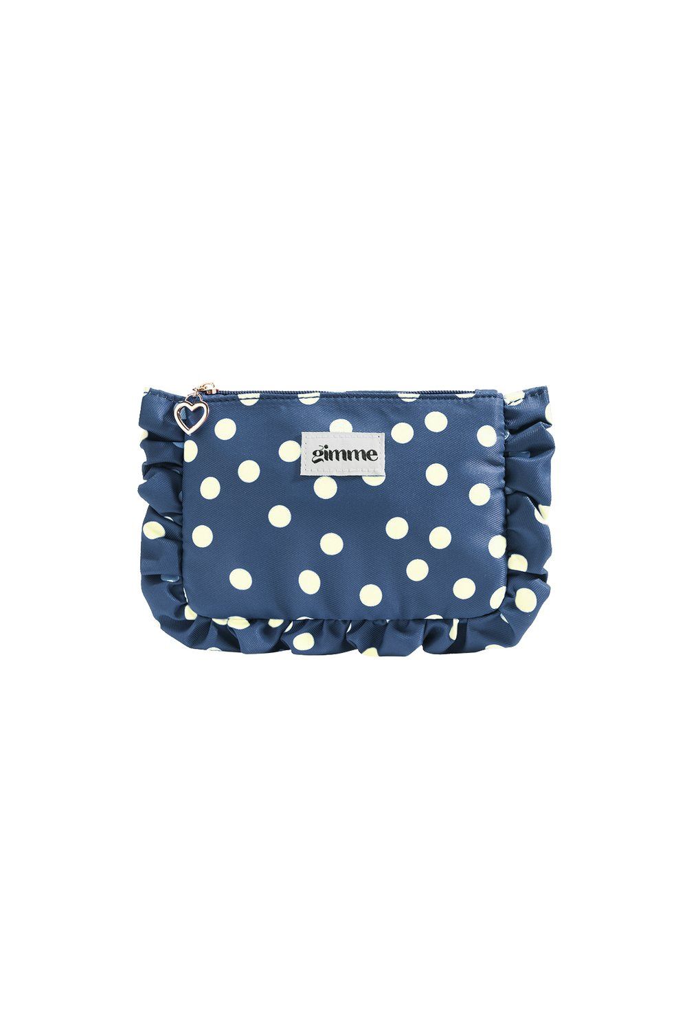Make-up bag - Stippen - Blauw