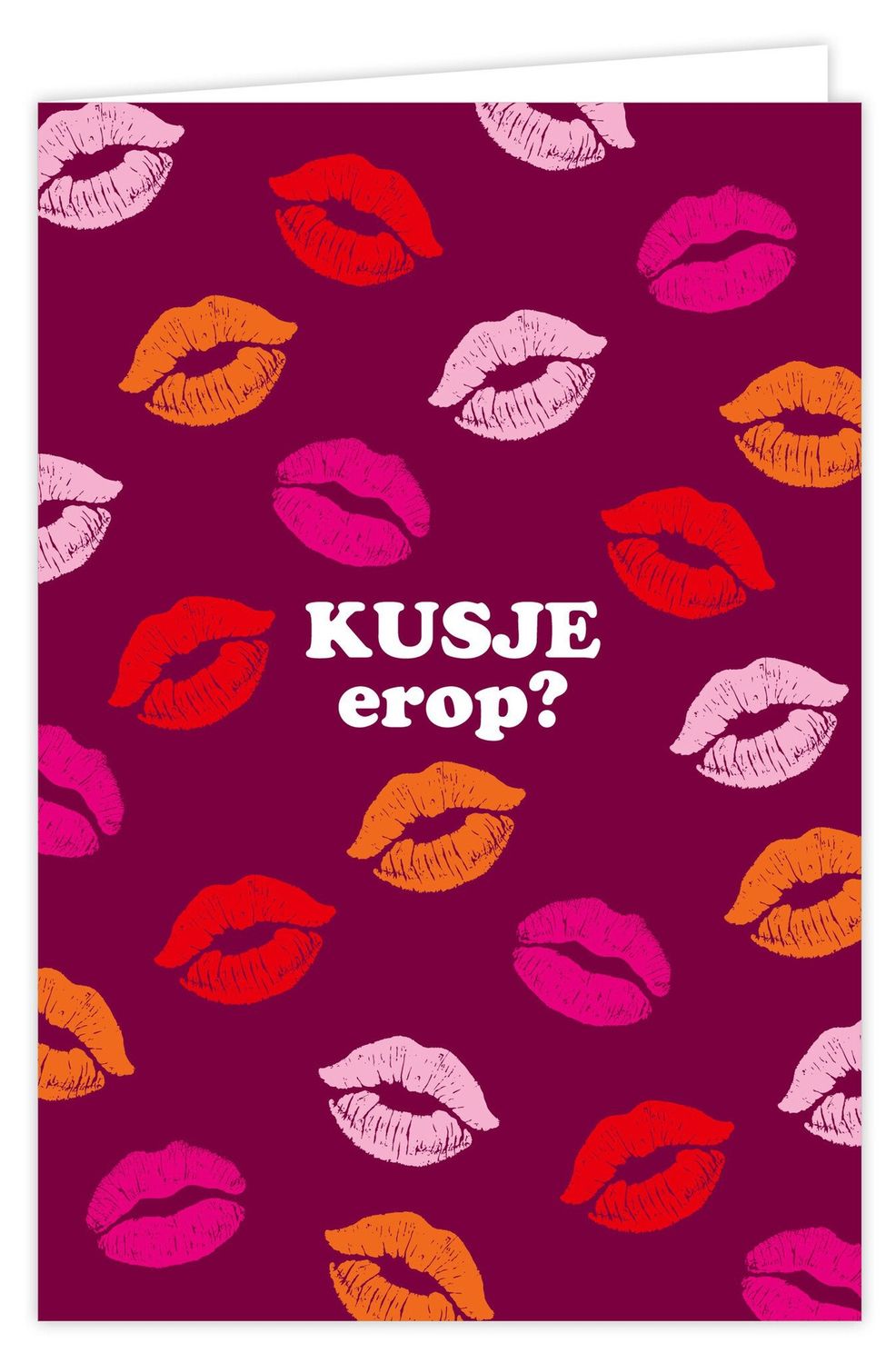 Wenskaart - Boost - Kusje erop