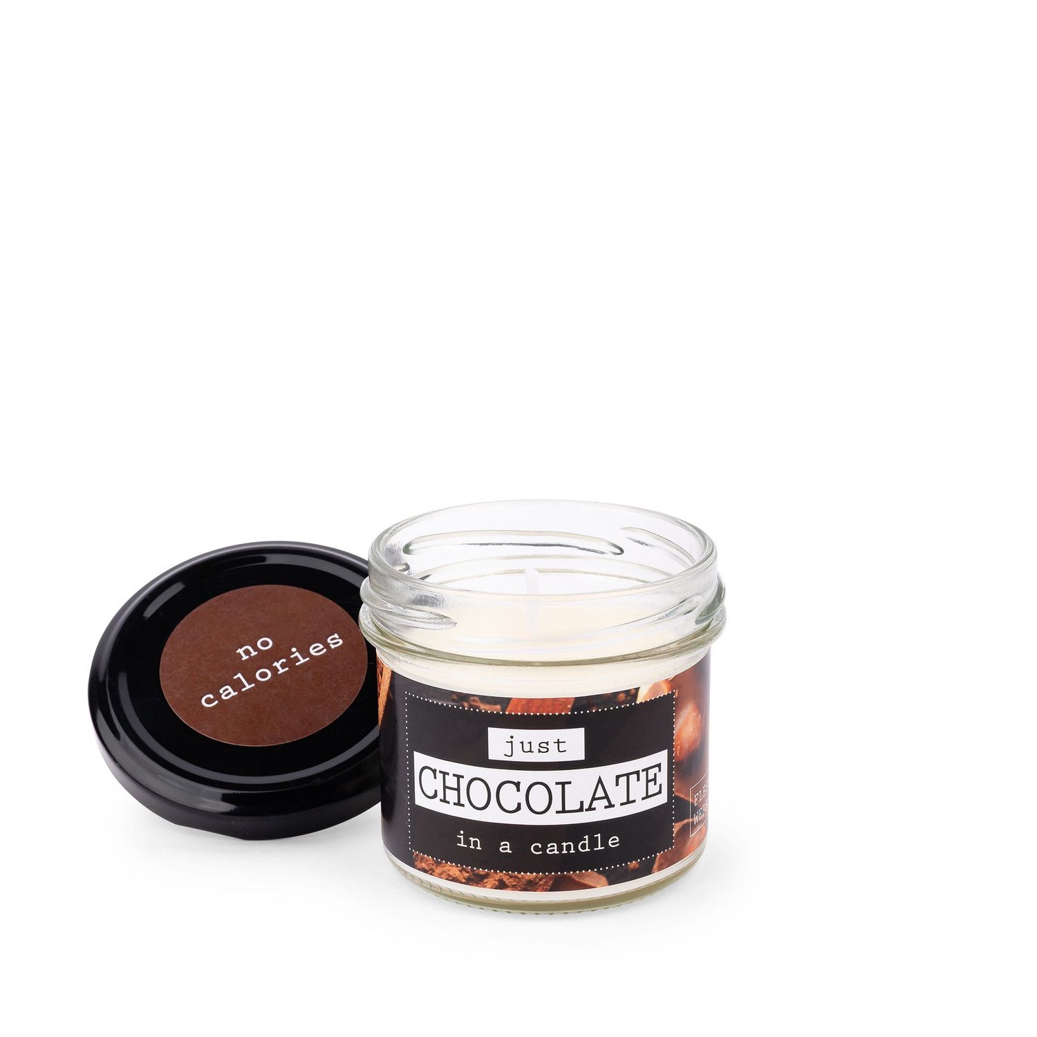 Chocolate in a candle