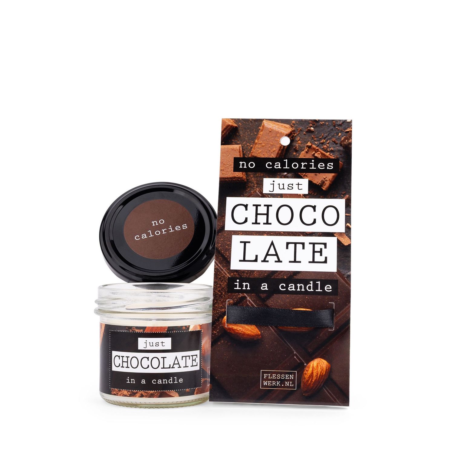 Chocolate in a candle