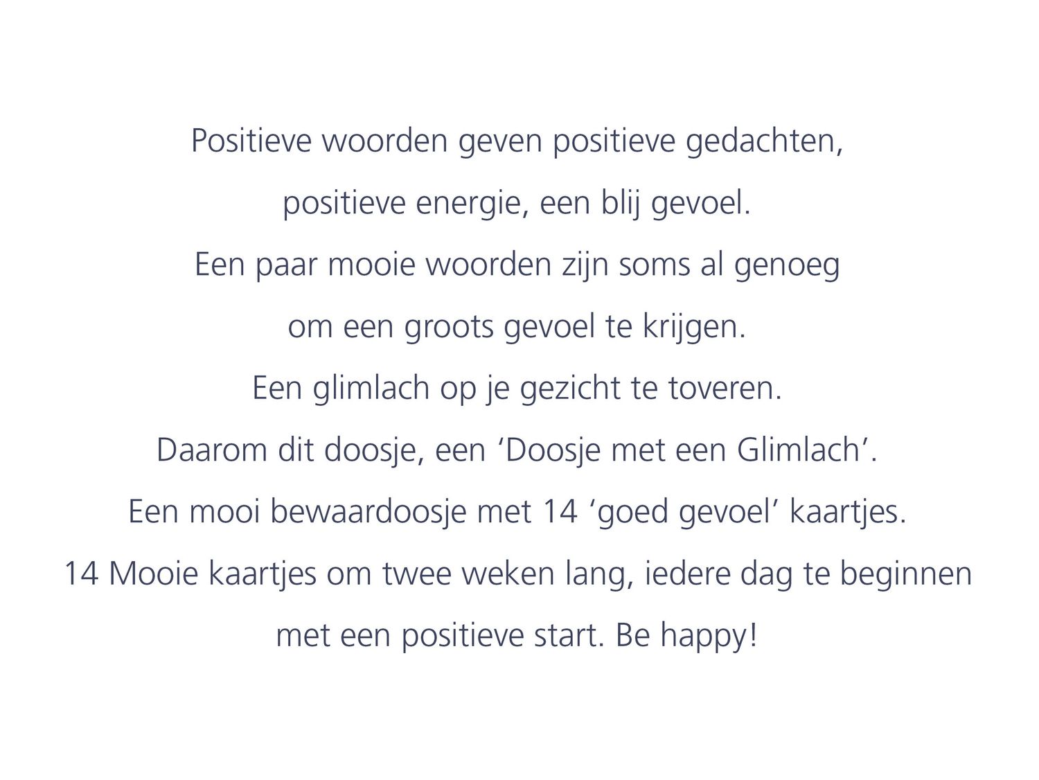 Doosje met een glimlach - Kerst