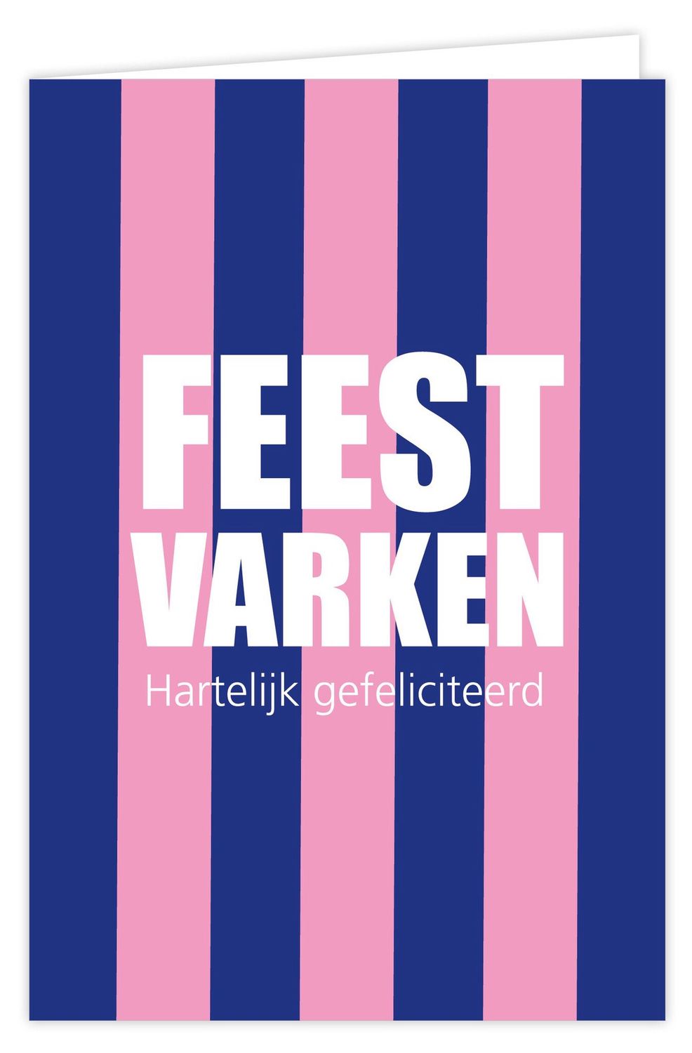 Wenskaart - Boost - Feestvarken