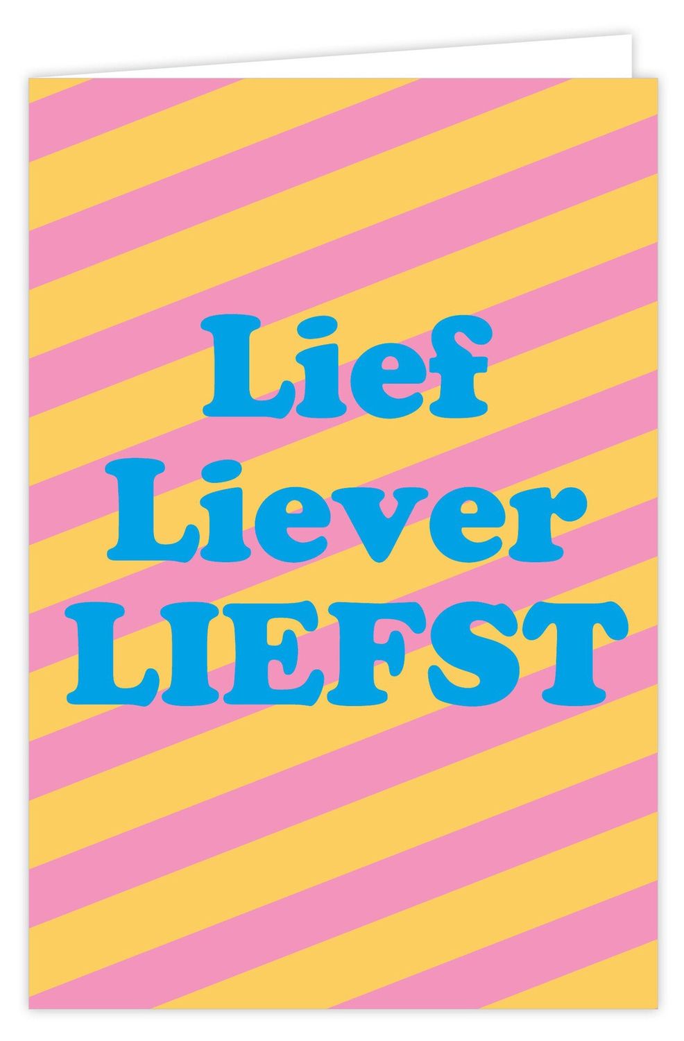 Wenskaart - Boost - Lief liever liefst