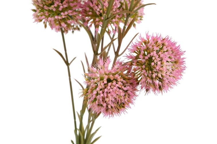 Kunstbloem - Allium - Fuchsia