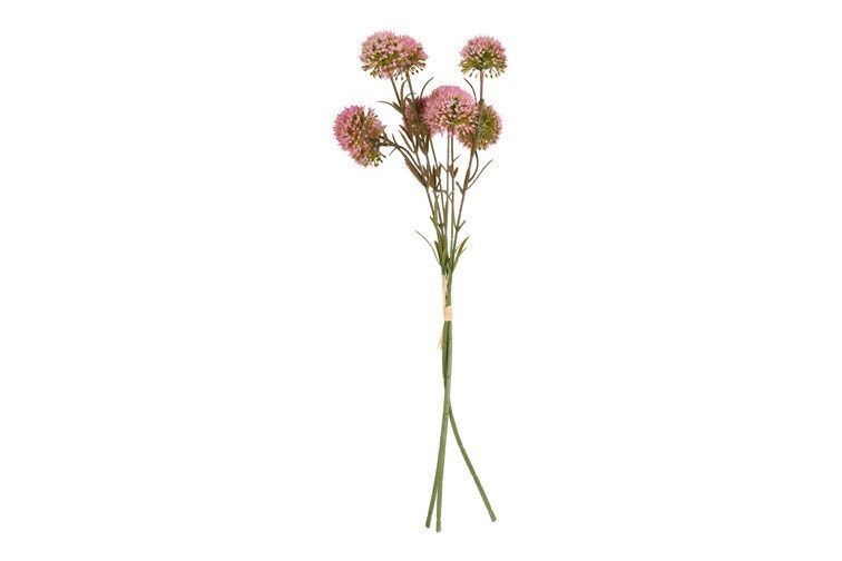 Kunstbloem - Allium - Fuchsia