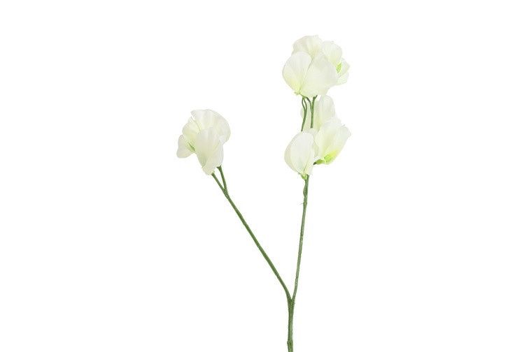 Kunstbloem - Lathyrus - Wit