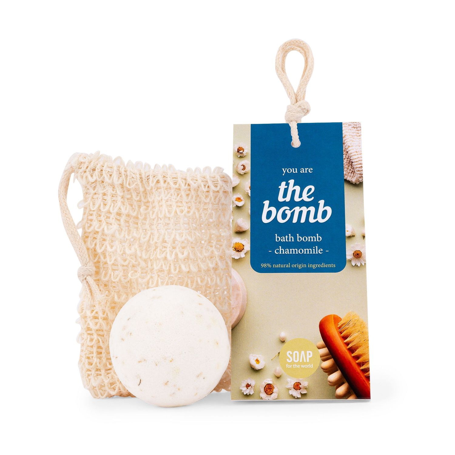 You're the bomb! - Bruisbal met washand - Chamomile