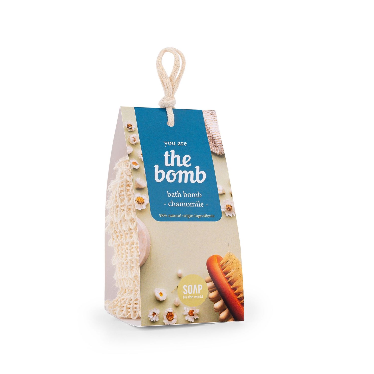 You're the bomb! - Bruisbal met washand - Chamomile