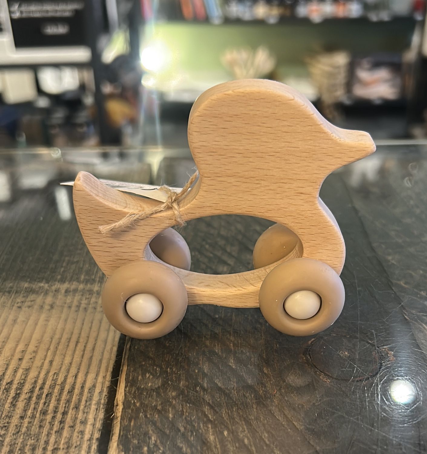 Houten eendje
