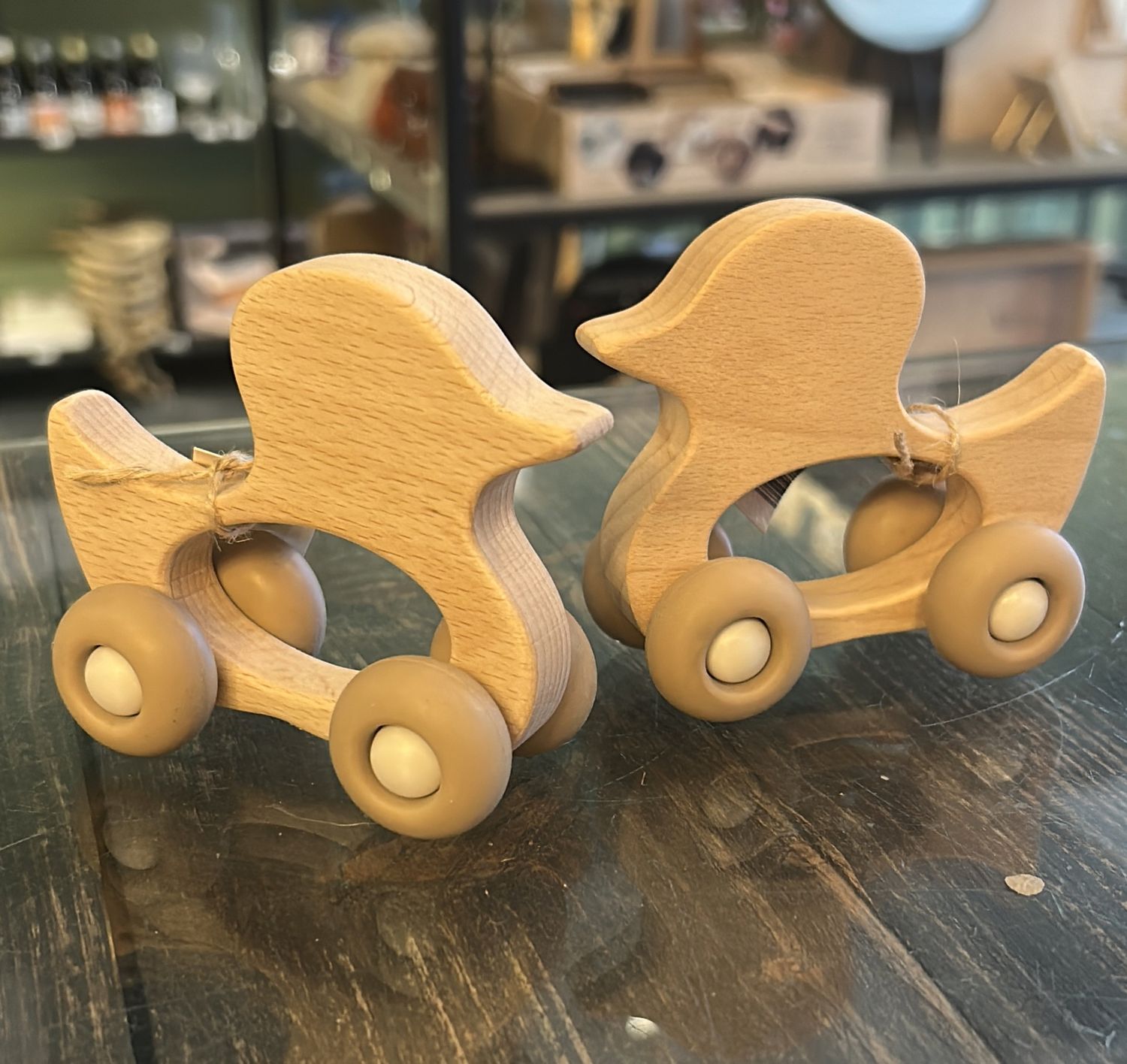 Houten eendje