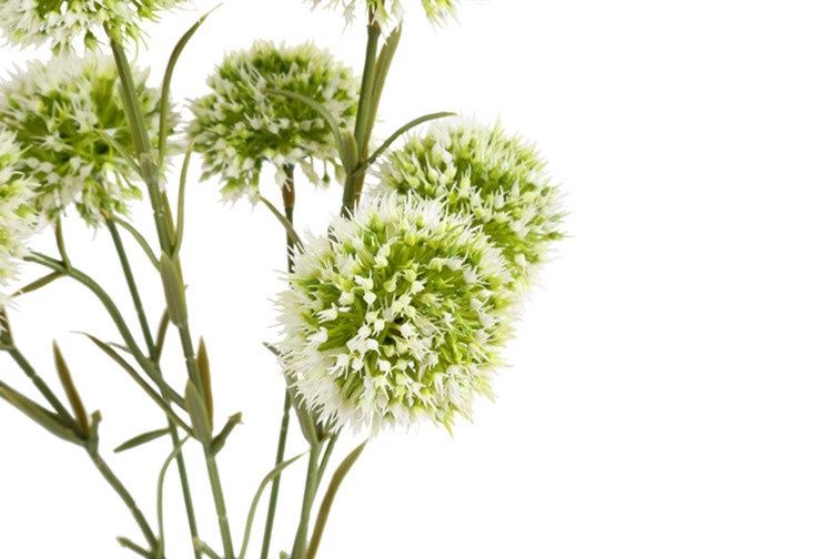 Kunst bloem Allium - Wit